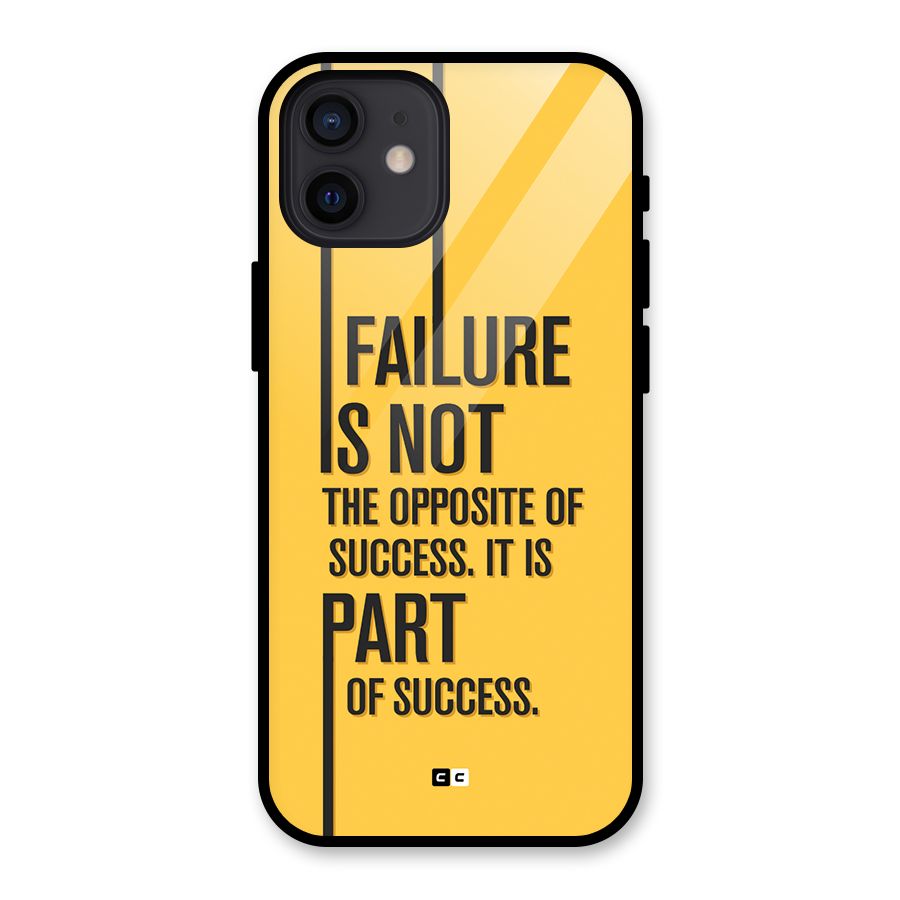 Part Of Success Glass Back Case for iPhone 12