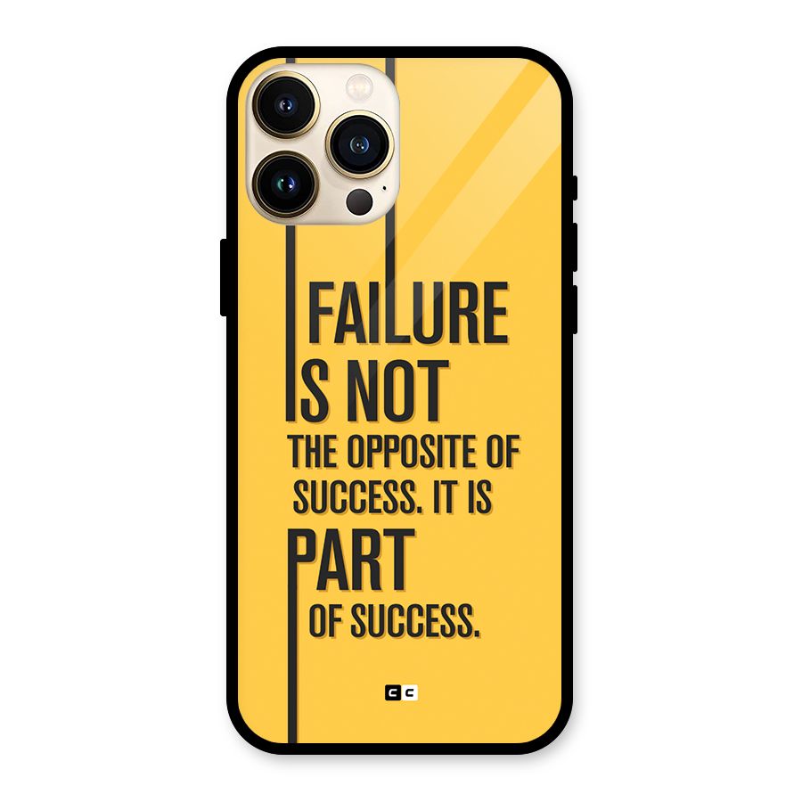 Part Of Success Glass Back Case for iPhone 13 Pro Max