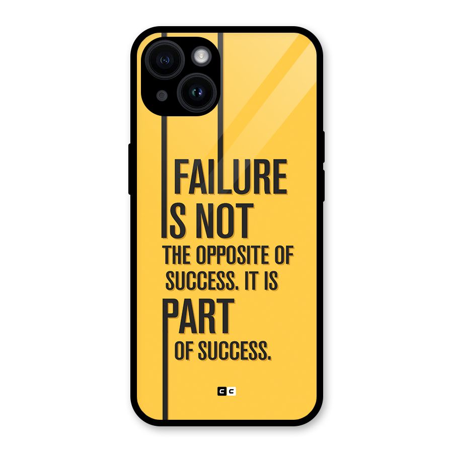 Part Of Success Glass Back Case for iPhone 14