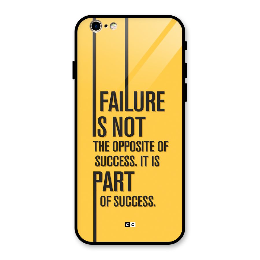 Part Of Success Glass Back Case for iPhone 6 6S