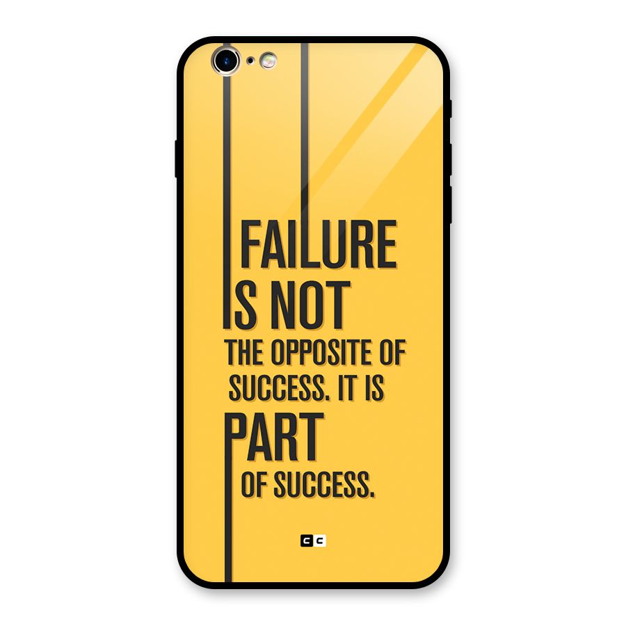 Part Of Success Glass Back Case for iPhone 6 Plus 6S Plus