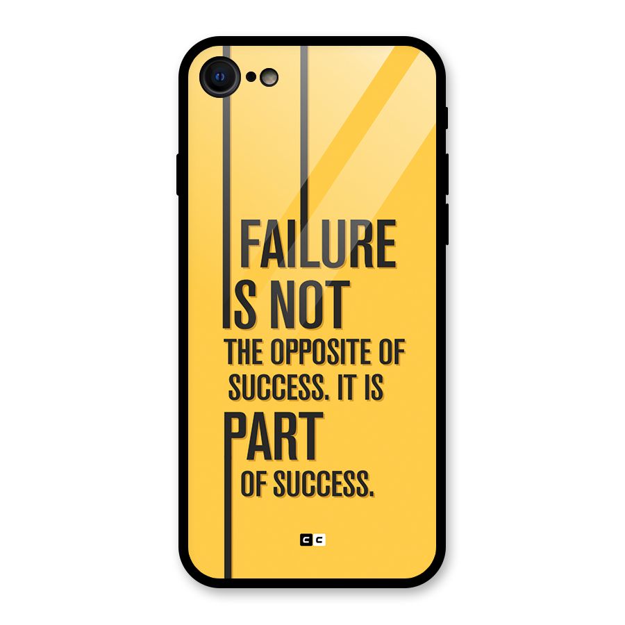 Part Of Success Glass Back Case for iPhone 7