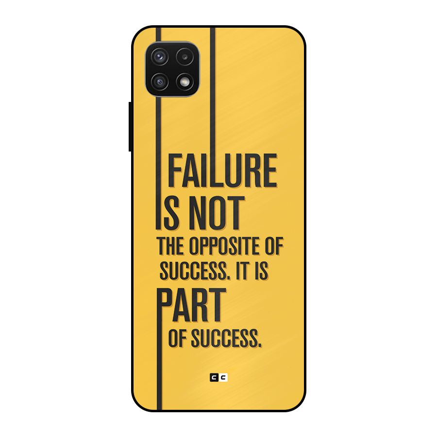 Part Of Success Metal Back Case for Galaxy A22 5G