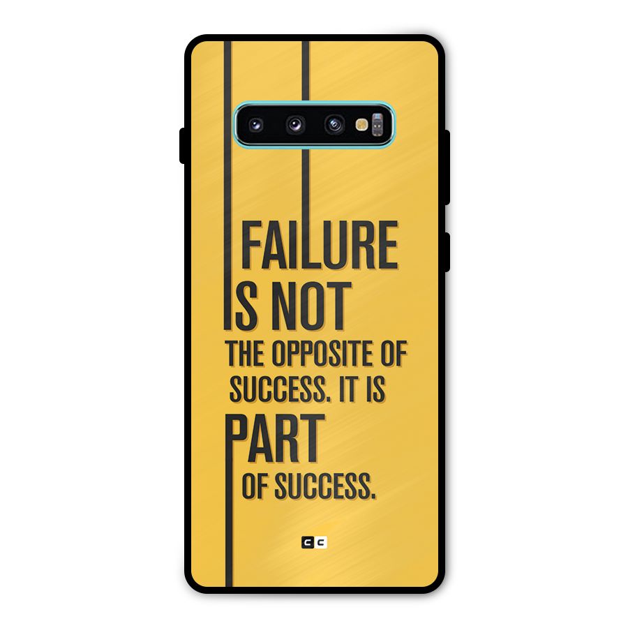 Part Of Success Metal Back Case for Galaxy S10 Plus