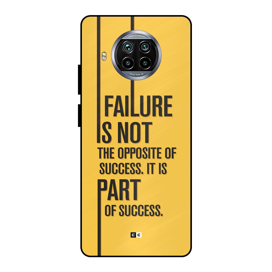 Part Of Success Metal Back Case for Mi 10i