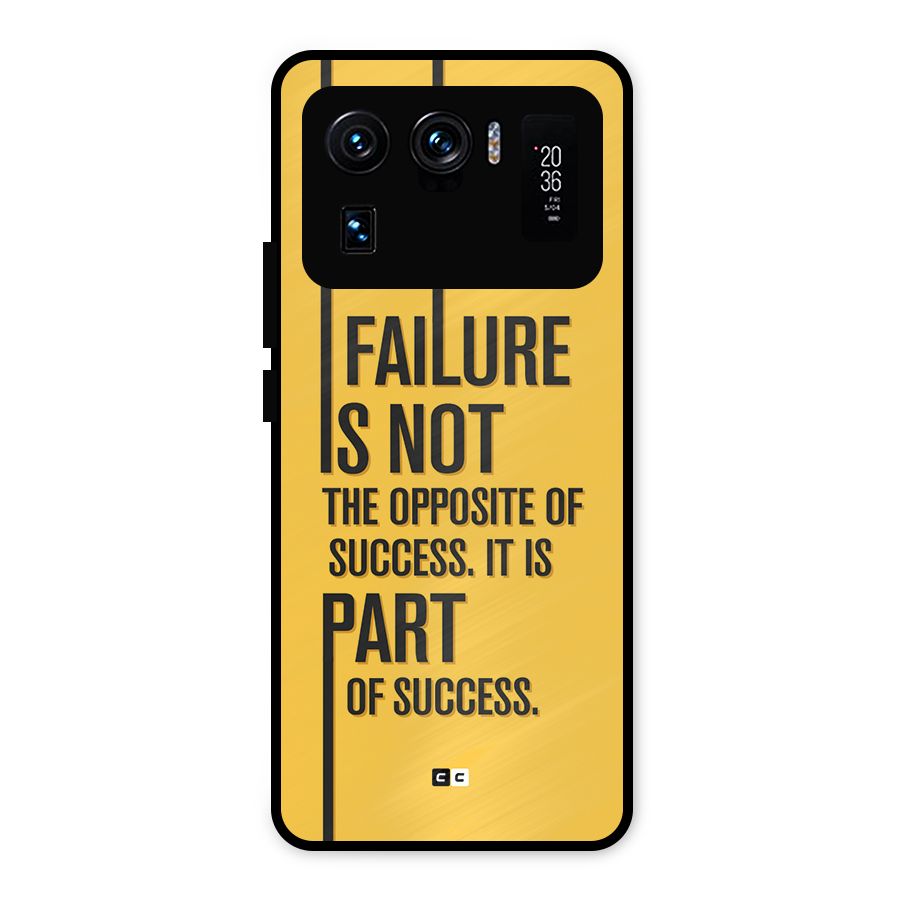Part Of Success Metal Back Case for Mi 11 Ultra
