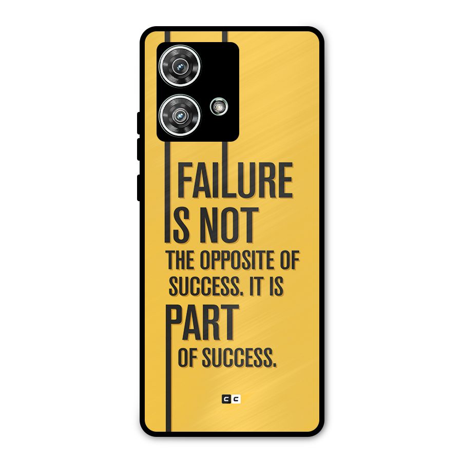Part Of Success Metal Back Case for Motorola Edge 40 Neo