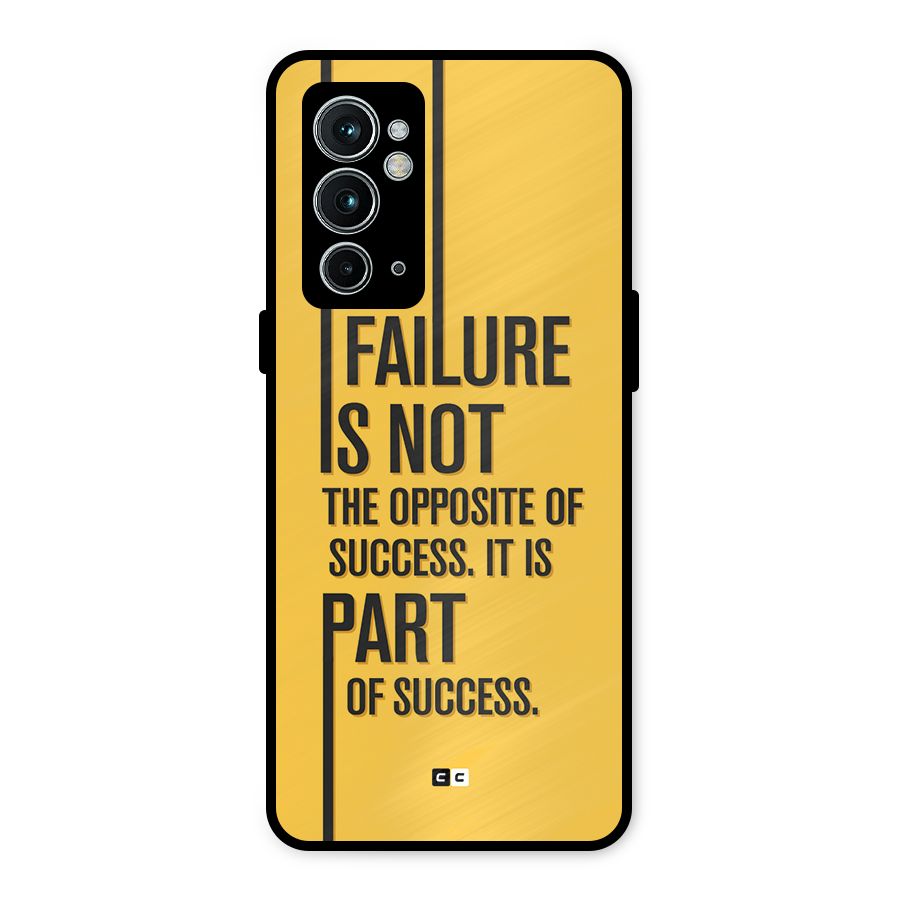 Part Of Success Metal Back Case for OnePlus 9RT 5G