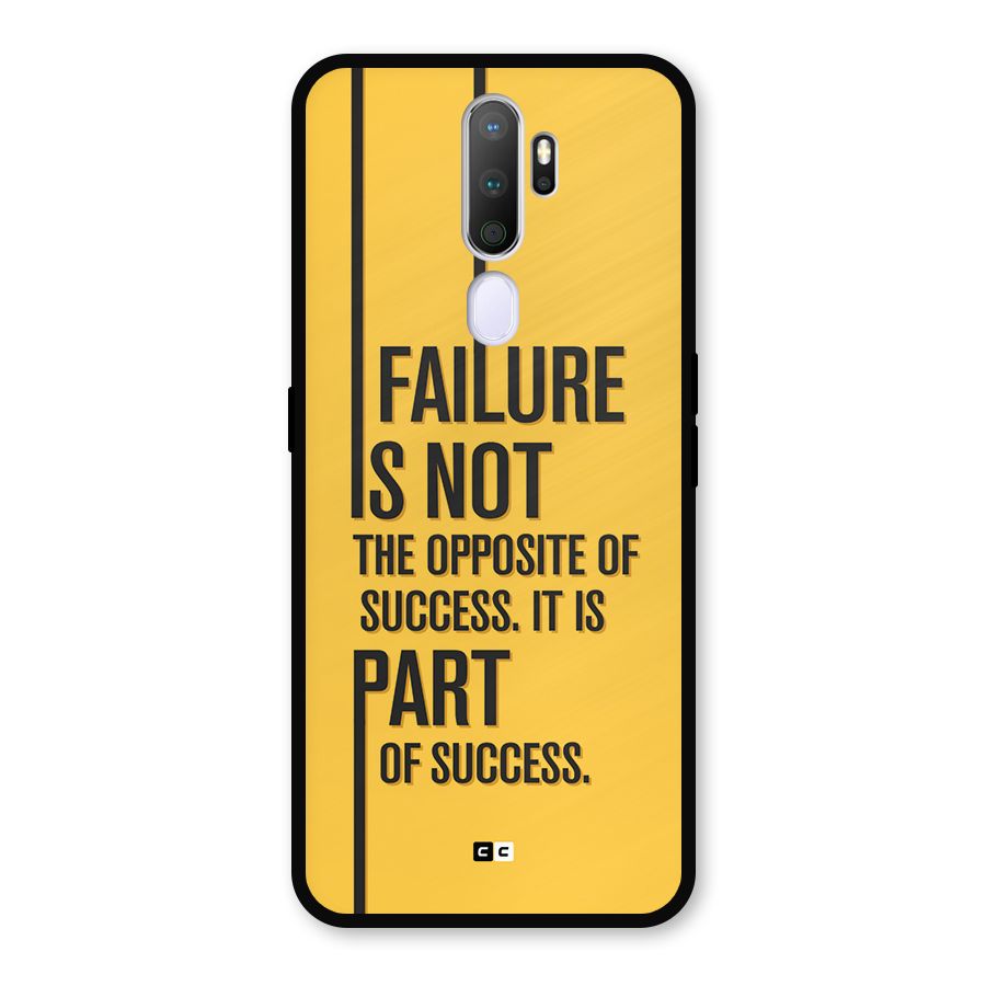 Part Of Success Metal Back Case for Oppo A5 (2020)