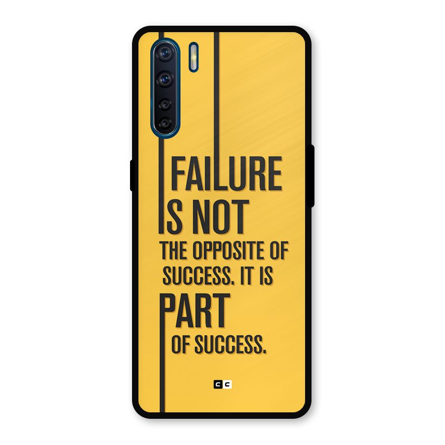 Part Of Success Metal Back Case for Oppo F15