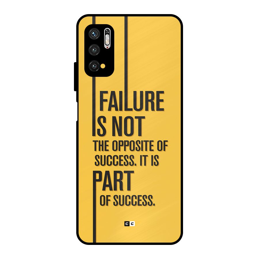 Part Of Success Metal Back Case for Poco M3 Pro 5G