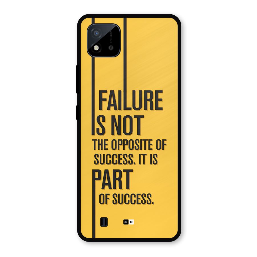 Part Of Success Metal Back Case for Realme C11 2021