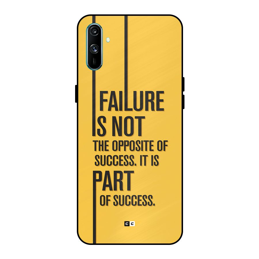 Part Of Success Metal Back Case for Realme C3
