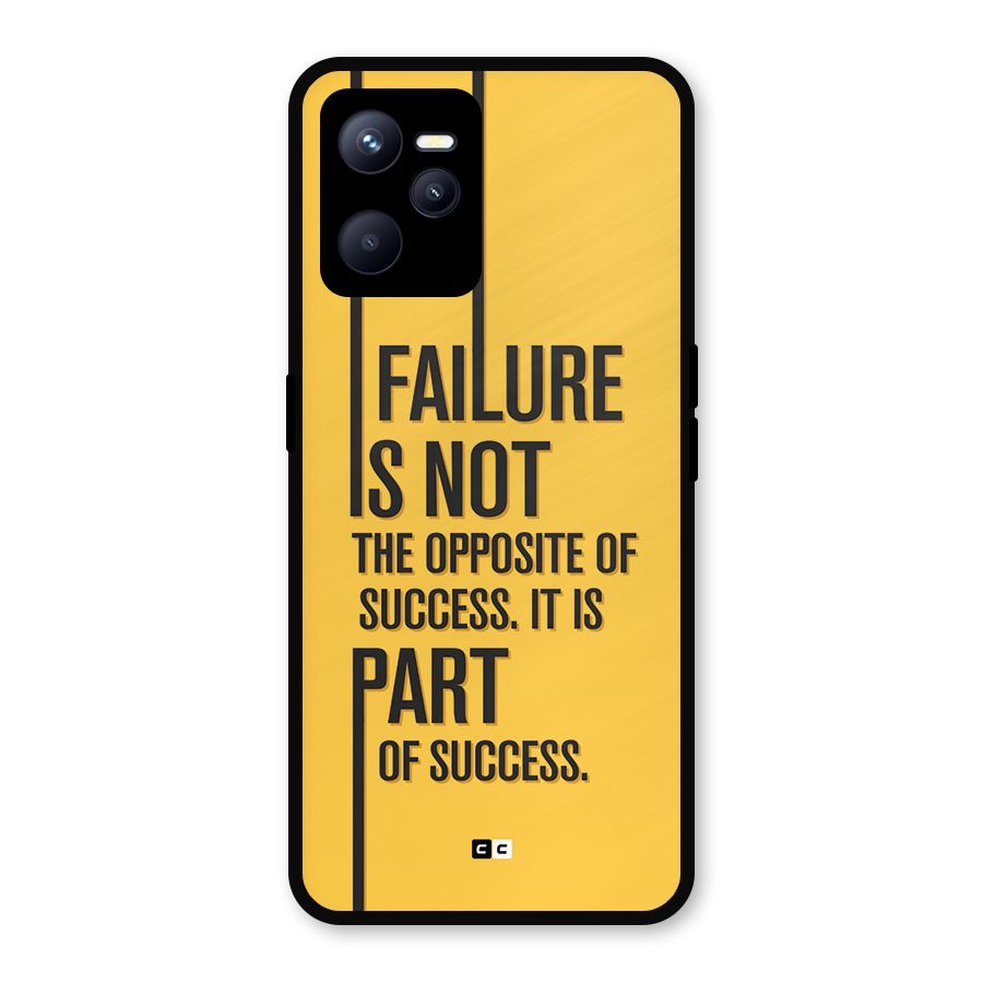 Part Of Success Metal Back Case for Realme C35
