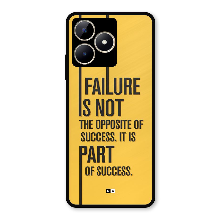 Part Of Success Metal Back Case for Realme C53