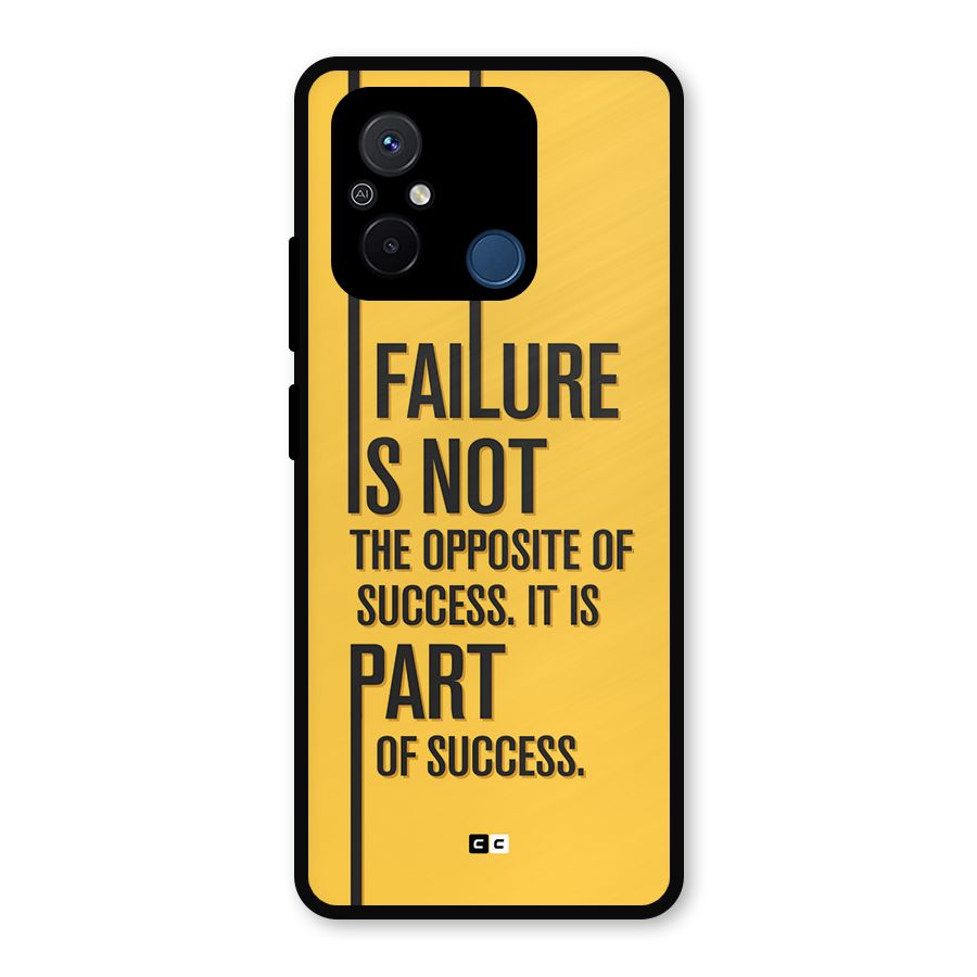 Part Of Success Metal Back Case for Redmi 12C