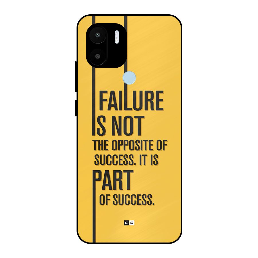 Part Of Success Metal Back Case for Redmi A2 Plus