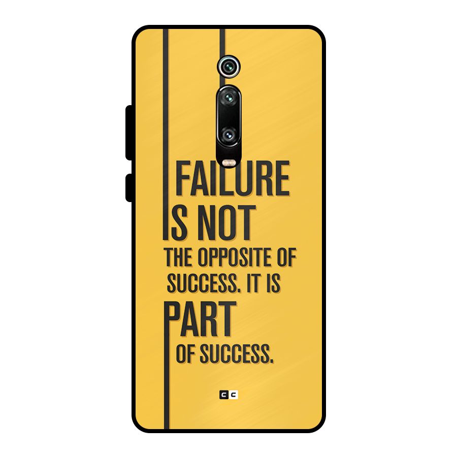 Part Of Success Metal Back Case for Redmi K20 Pro