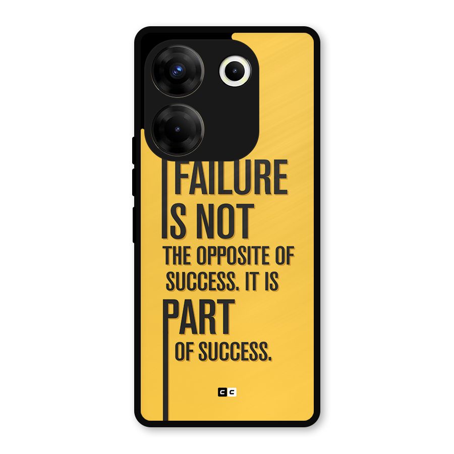 Part Of Success Metal Back Case for Tecno Camon 20 Pro