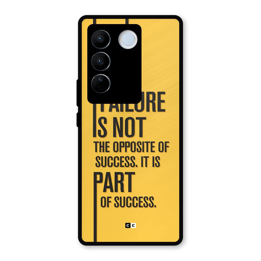 Part Of Success Metal Back Case for Vivo V27
