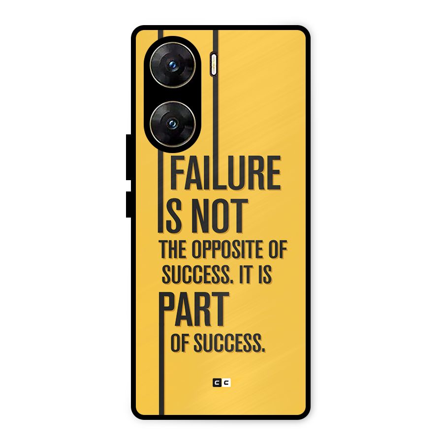 Part Of Success Metal Back Case for Vivo V29e