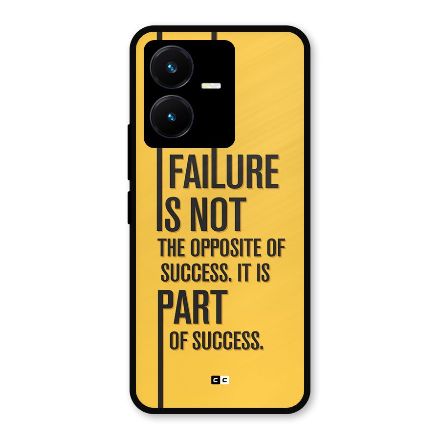 Part Of Success Metal Back Case for Vivo Y22