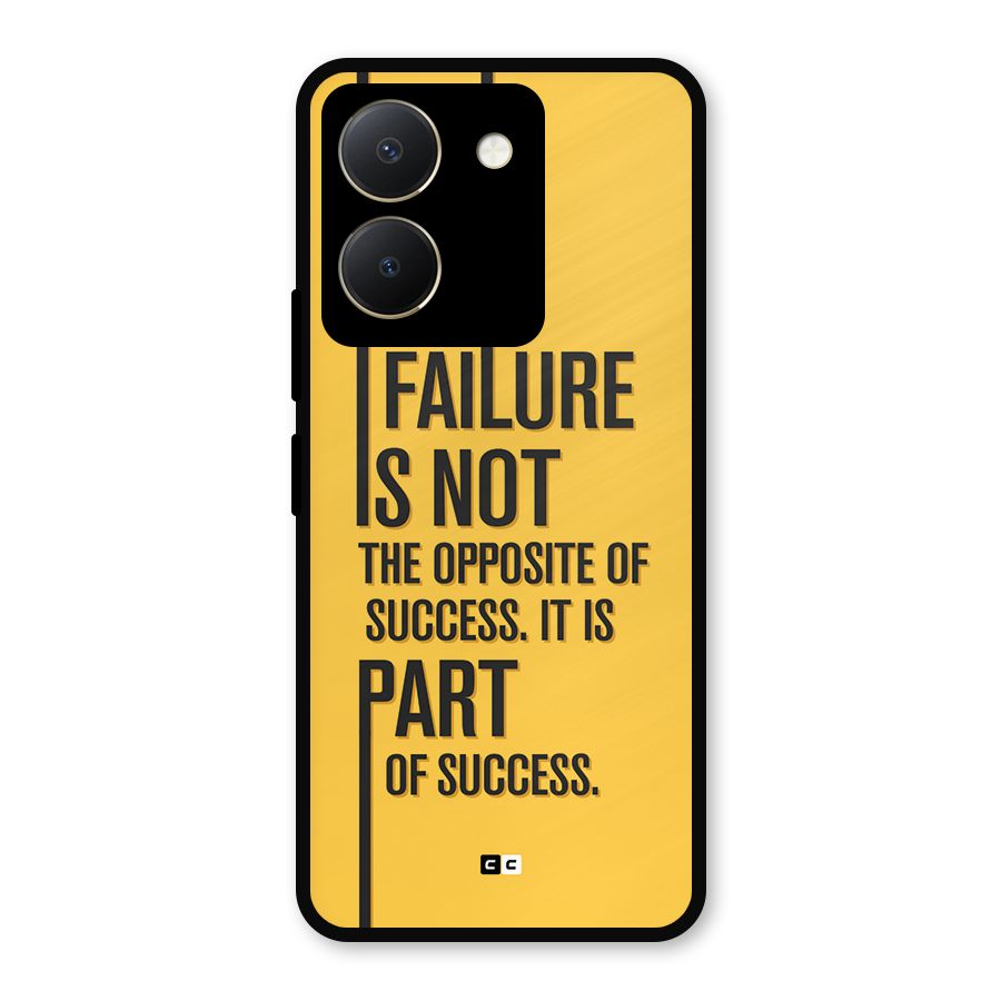 Part Of Success Metal Back Case for Vivo Y36