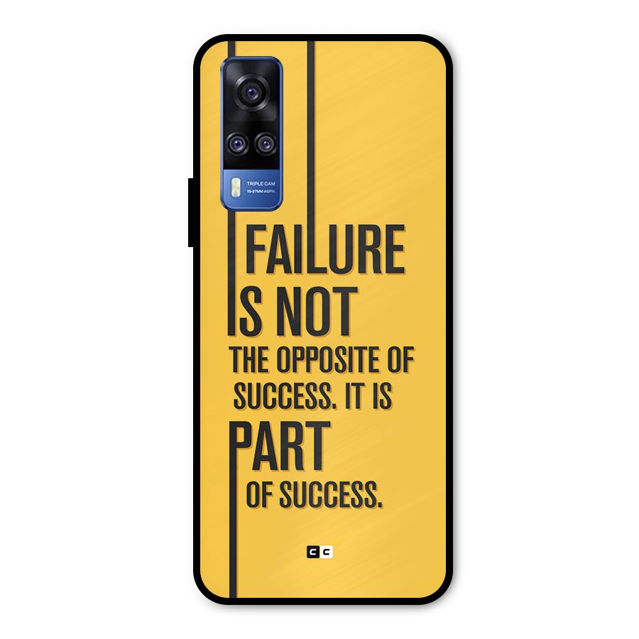 Part Of Success Metal Back Case for Vivo Y51A