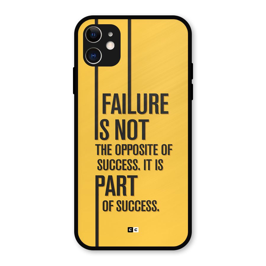 Part Of Success Metal Back Case for iPhone 11