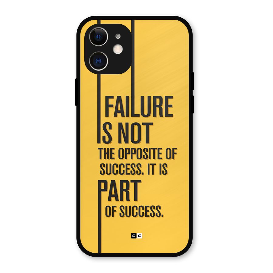 Part Of Success Metal Back Case for iPhone 12