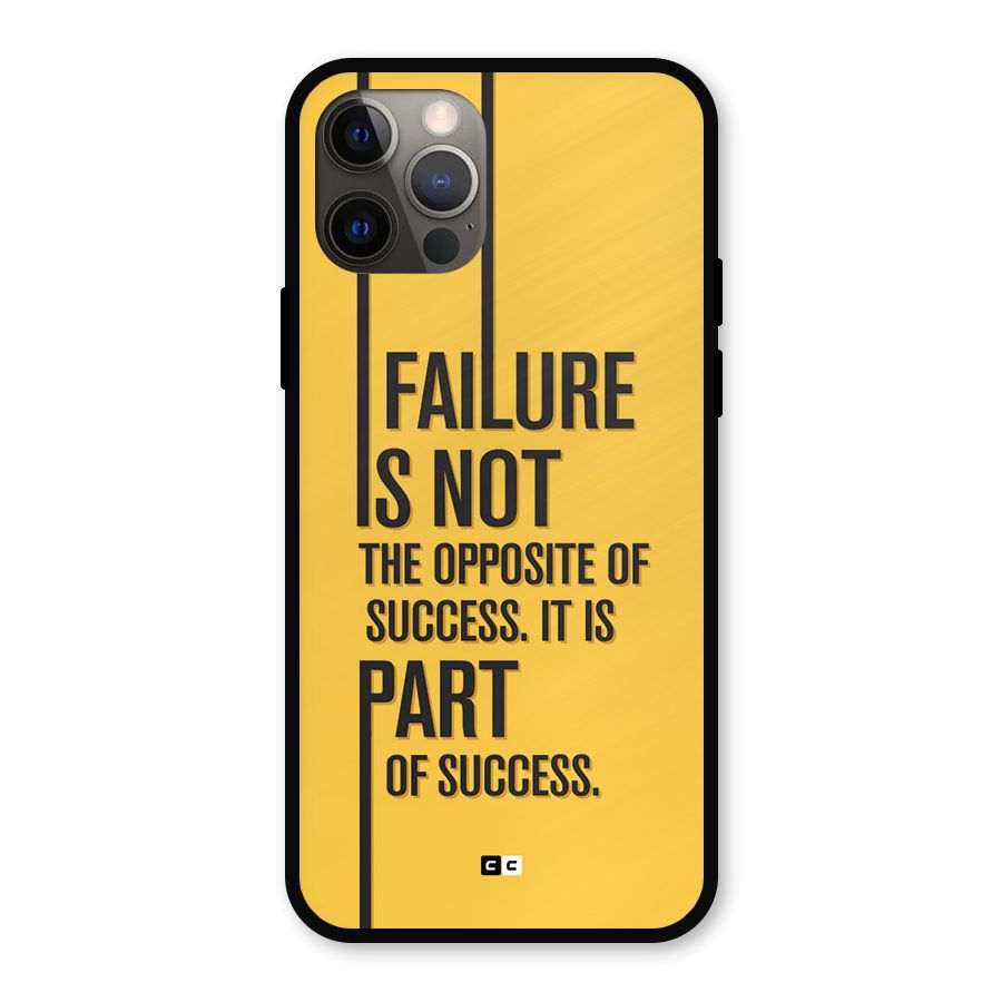 Part Of Success Metal Back Case for iPhone 12 Pro