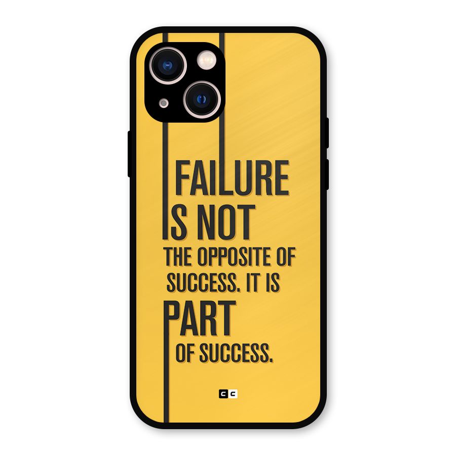 Part Of Success Metal Back Case for iPhone 13