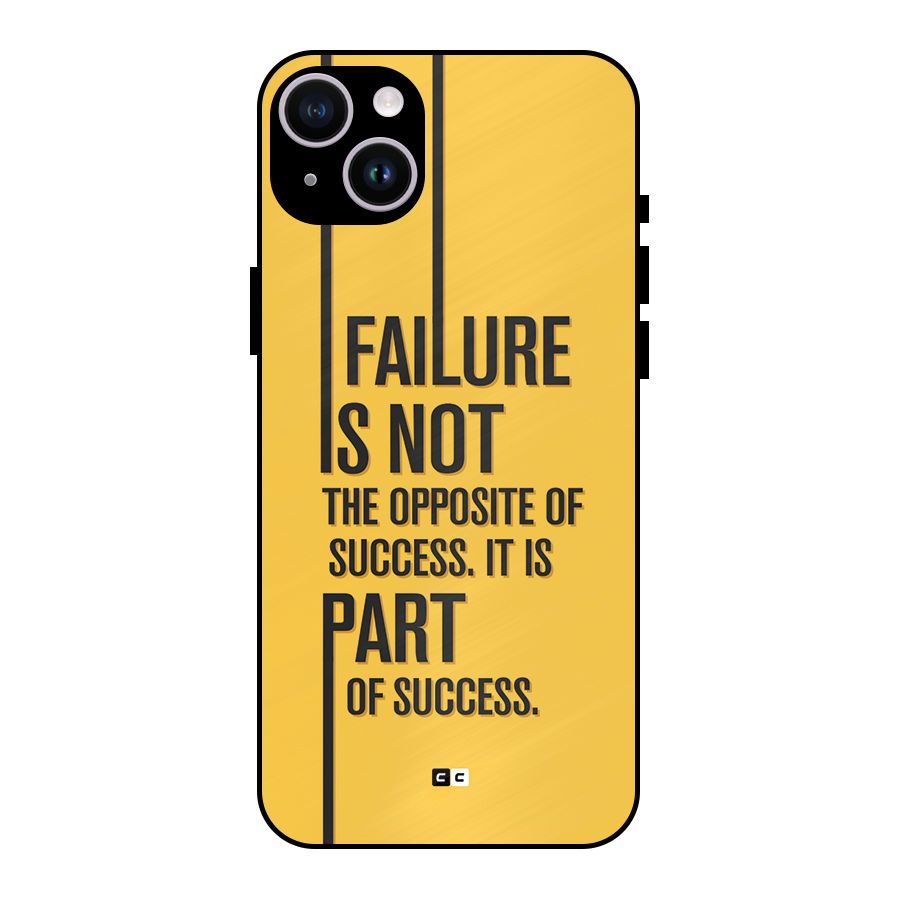 Part Of Success Metal Back Case for iPhone 14 Plus