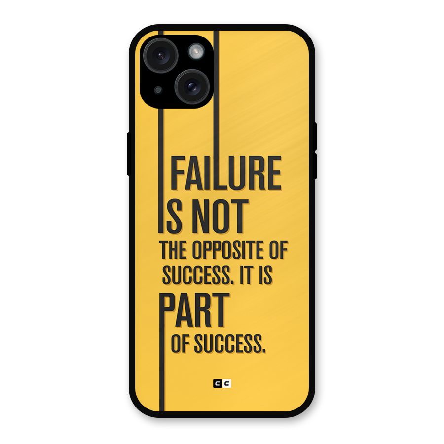 Part Of Success Metal Back Case for iPhone 15 Plus