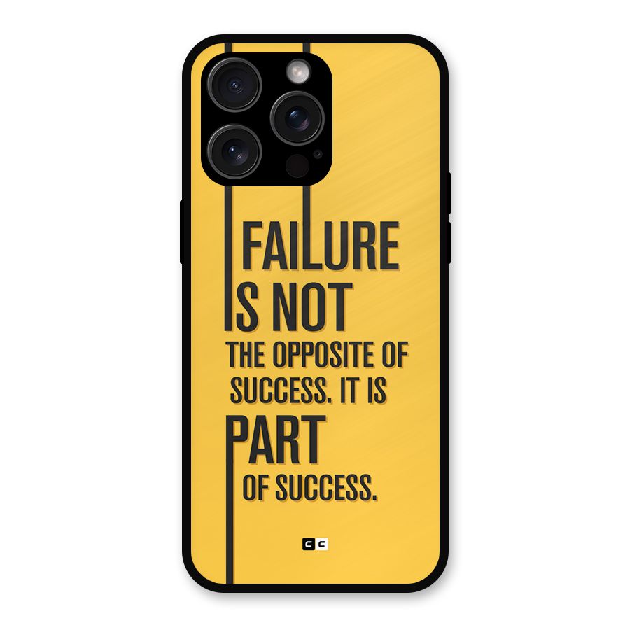 Part Of Success Metal Back Case for iPhone 15 Pro Max
