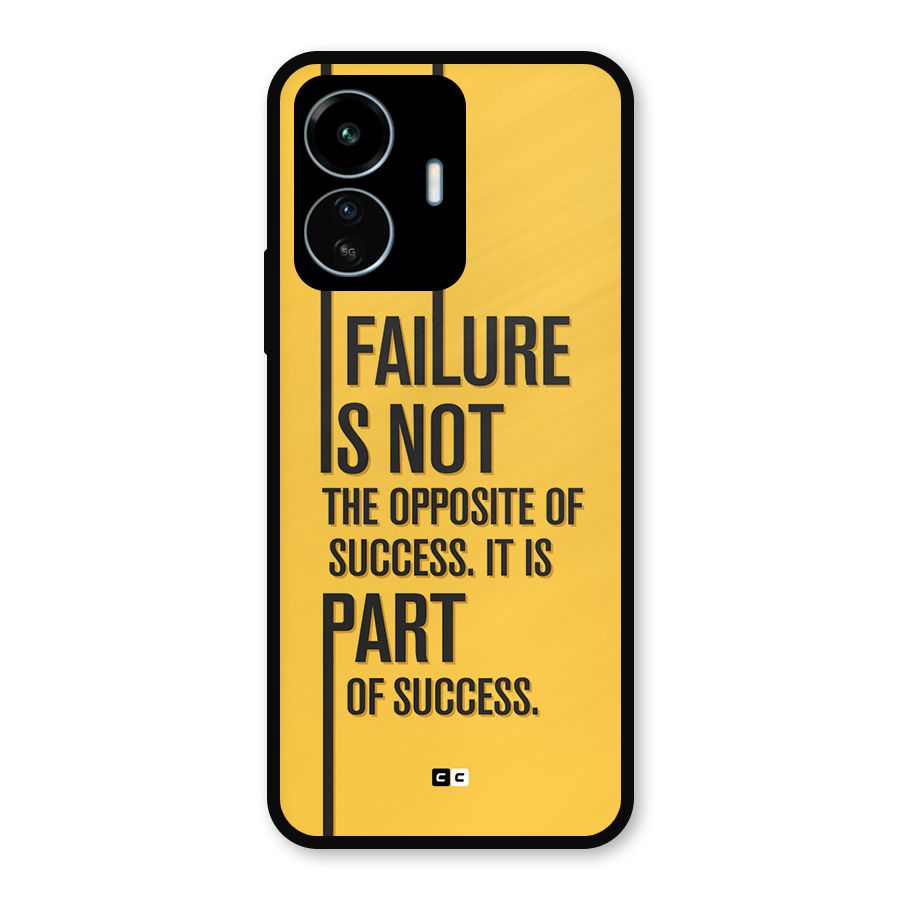 Part Of Success Metal Back Case for vivo iQOO Z6 Lite 5G