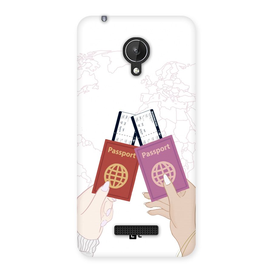 Passport Drive Back Case for Canvas Spark Q380