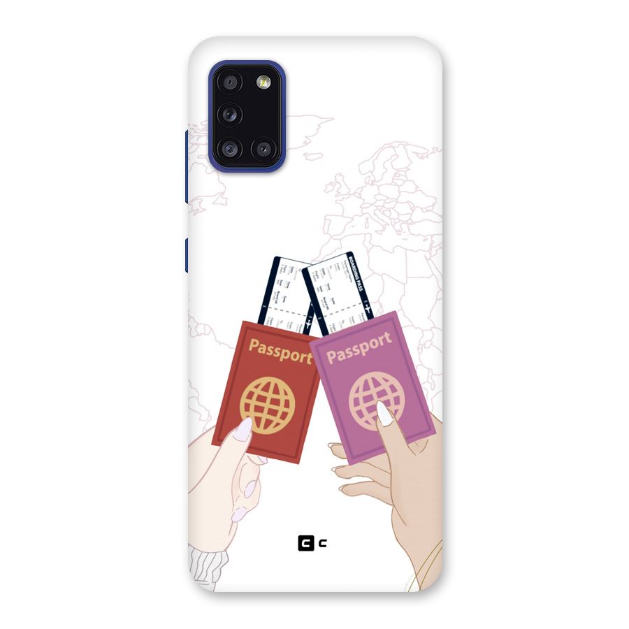 Passport Drive Back Case for Galaxy A31