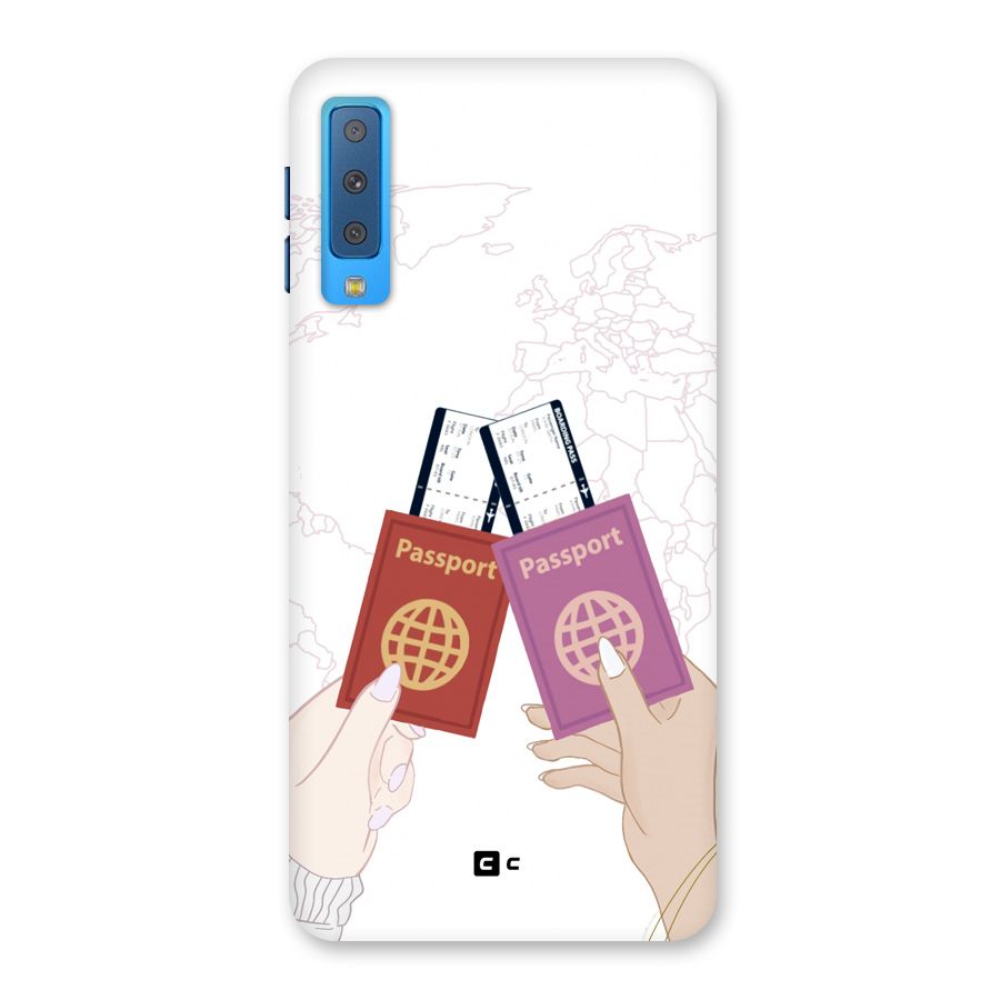 Passport Drive Back Case for Galaxy A7 (2018)
