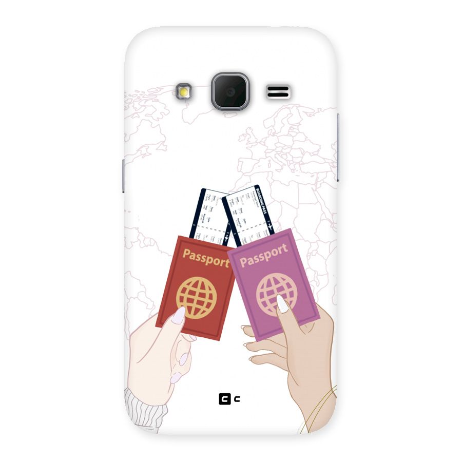 Passport Drive Back Case for Galaxy Core Prime