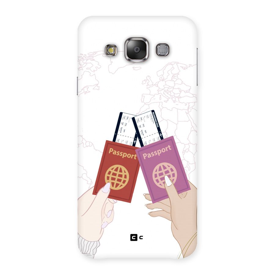 Passport Drive Back Case for Galaxy E7