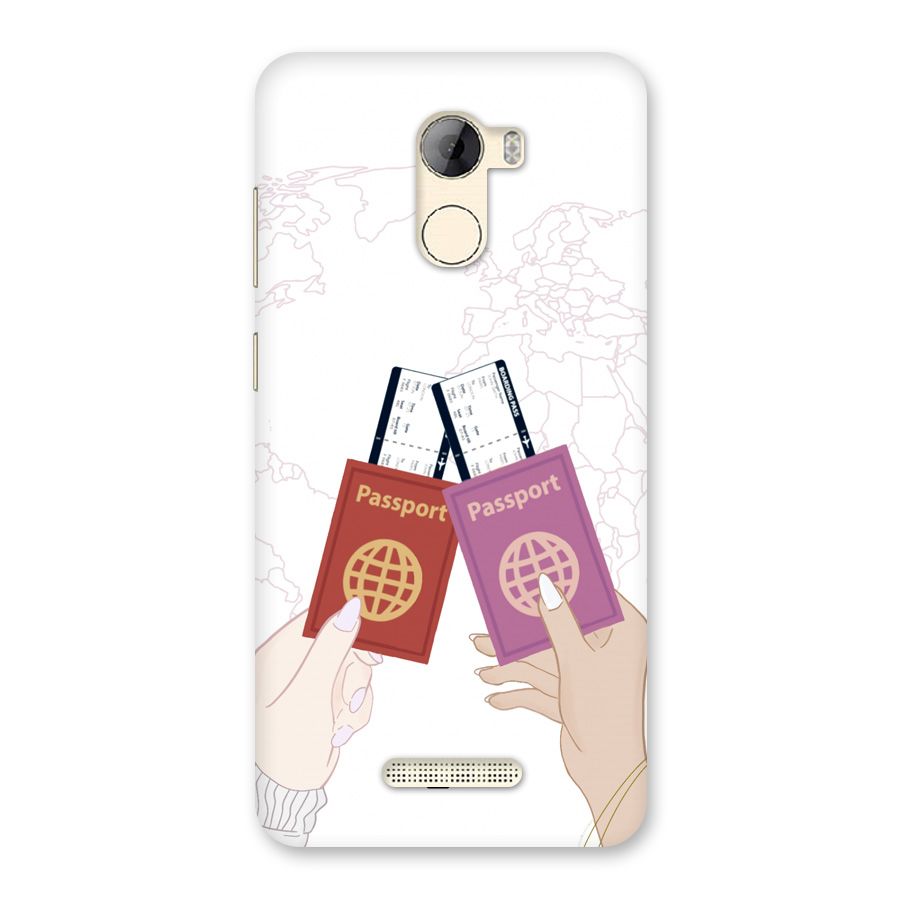 Passport Drive Back Case for Gionee A1 LIte