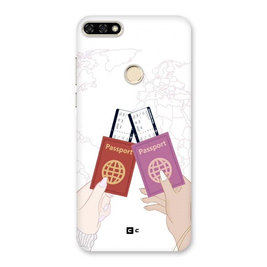 Passport Drive Back Case for Honor 7A