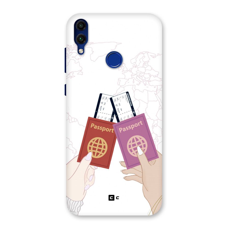 Passport Drive Back Case for Honor 8C
