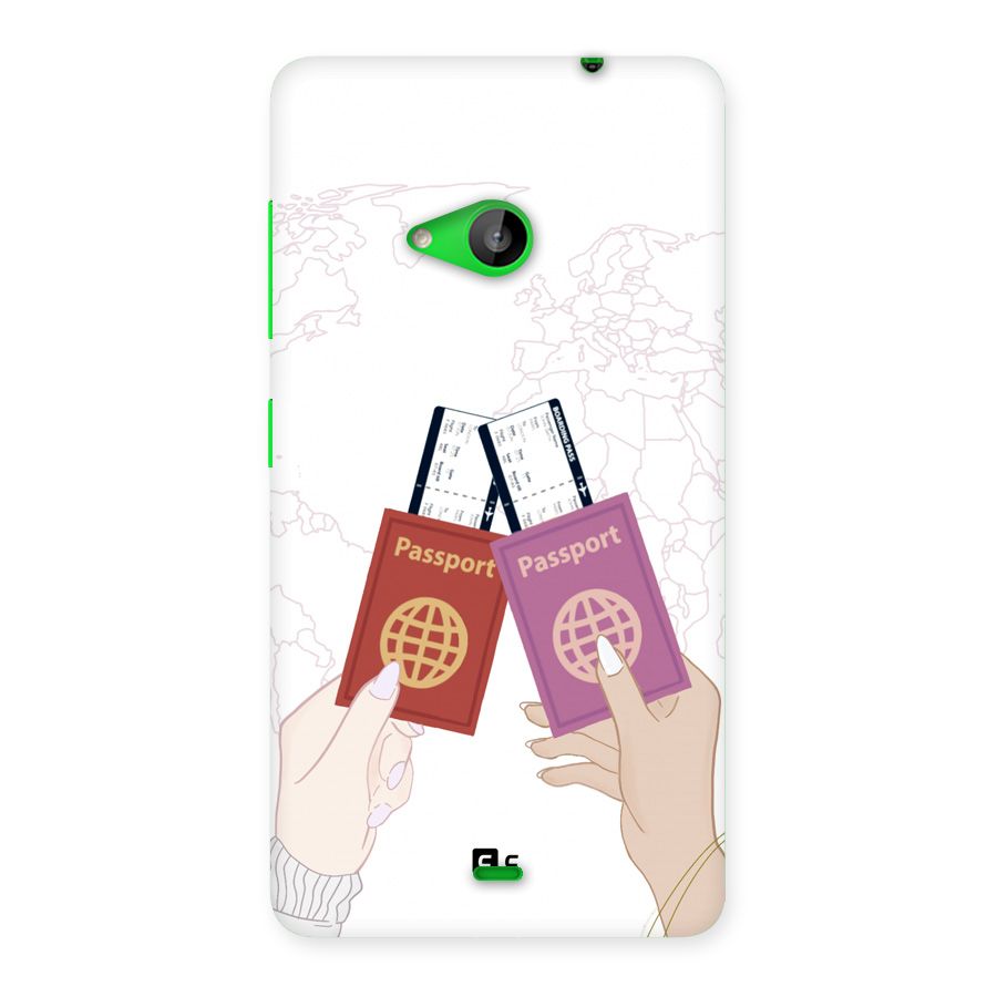 Passport Drive Back Case for Lumia 535