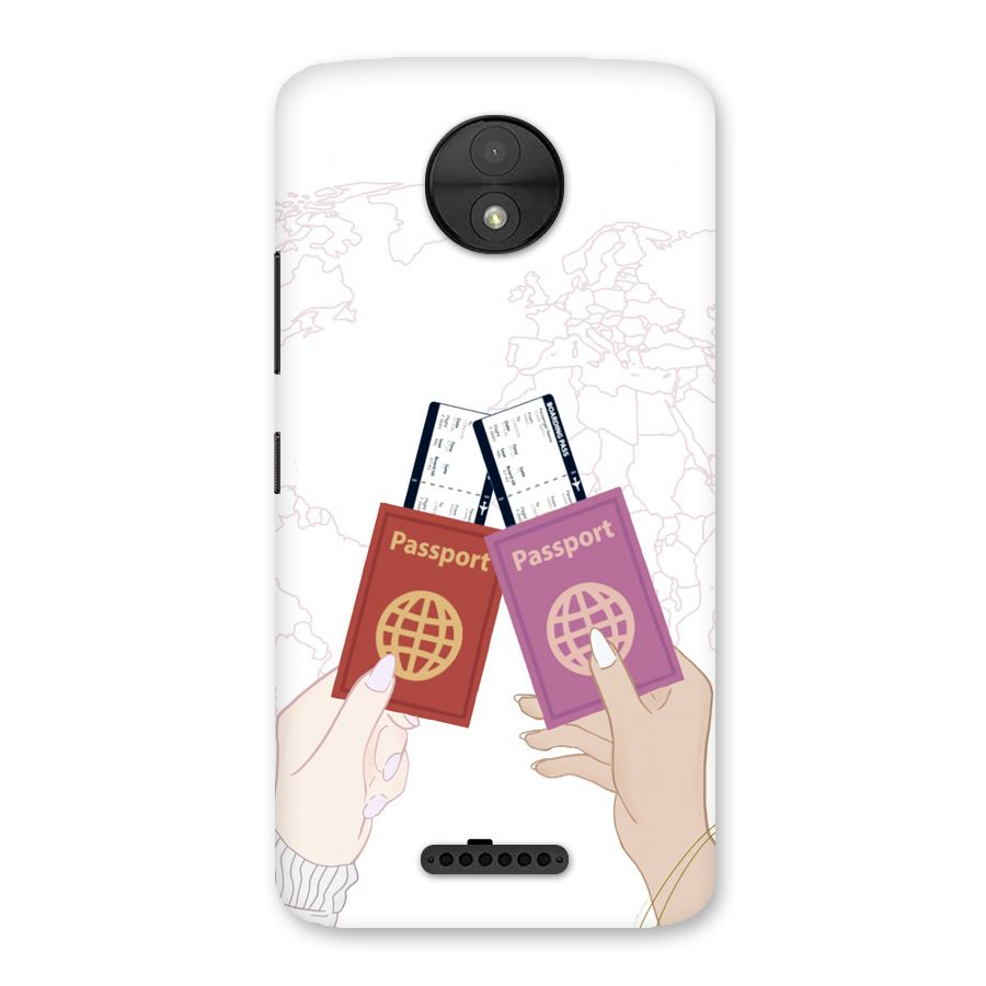 Passport Drive Back Case for Moto C