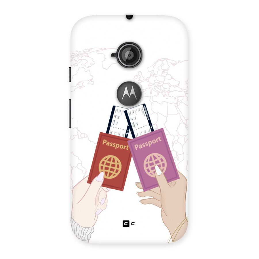Passport Drive Back Case for Moto E 2nd Gen