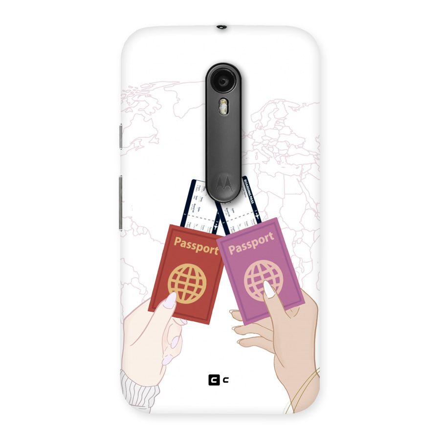 Passport Drive Back Case for Moto G3
