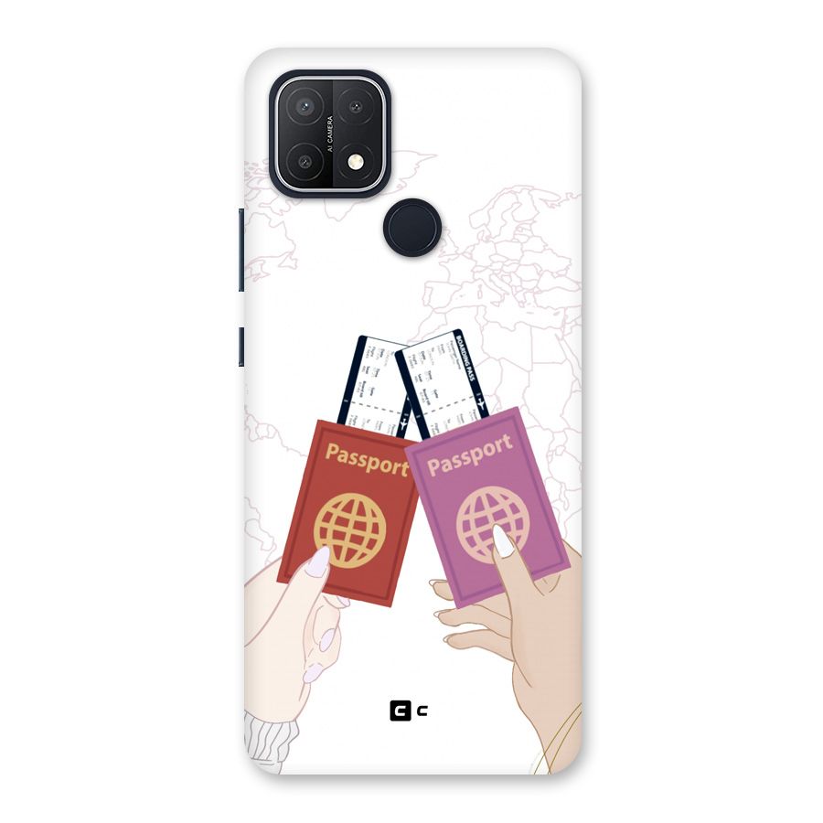 Passport Drive Back Case for Oppo A15s