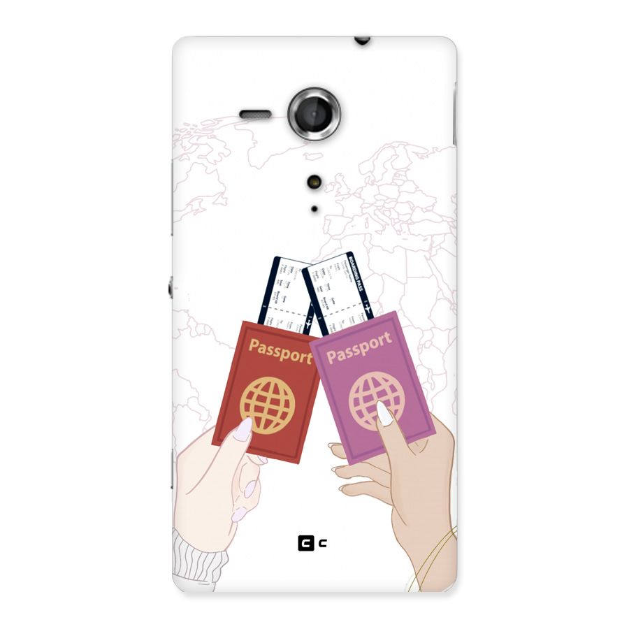 Passport Drive Back Case for Xperia Sp